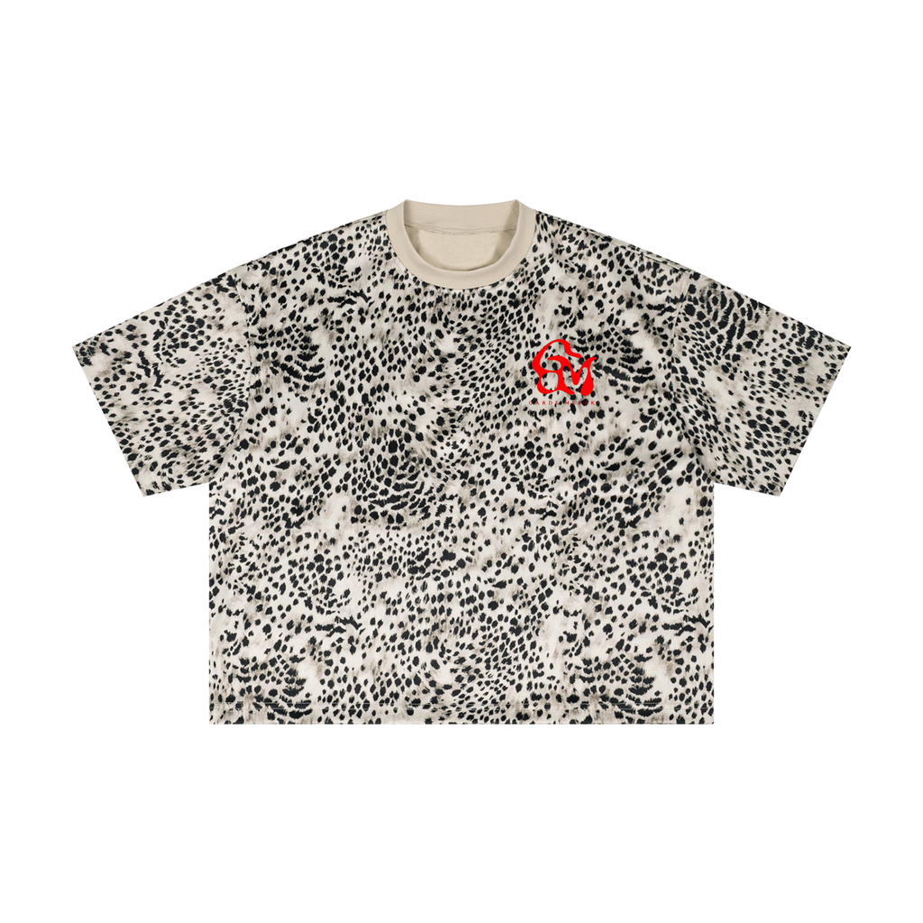Garde Meraki Leopard Print Boxy T-Shirt
